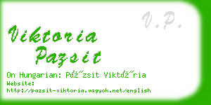 viktoria pazsit business card